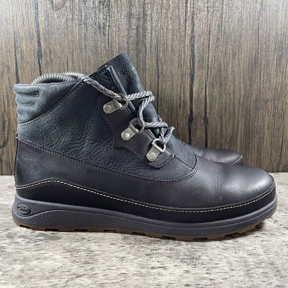 Chaco Womens Ember Mid Storm Leather Boots Size 6.5 Brown J106802 - Picture 3 of 10